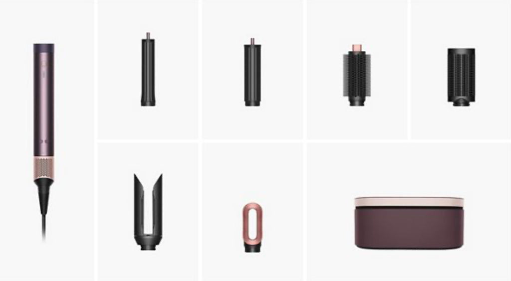 Multi-styler et Sèche-cheveux Dyson Airwrap Co-anda2x™ - Cheveux raides à ondulés (Jaspe Fleur de Prunier)