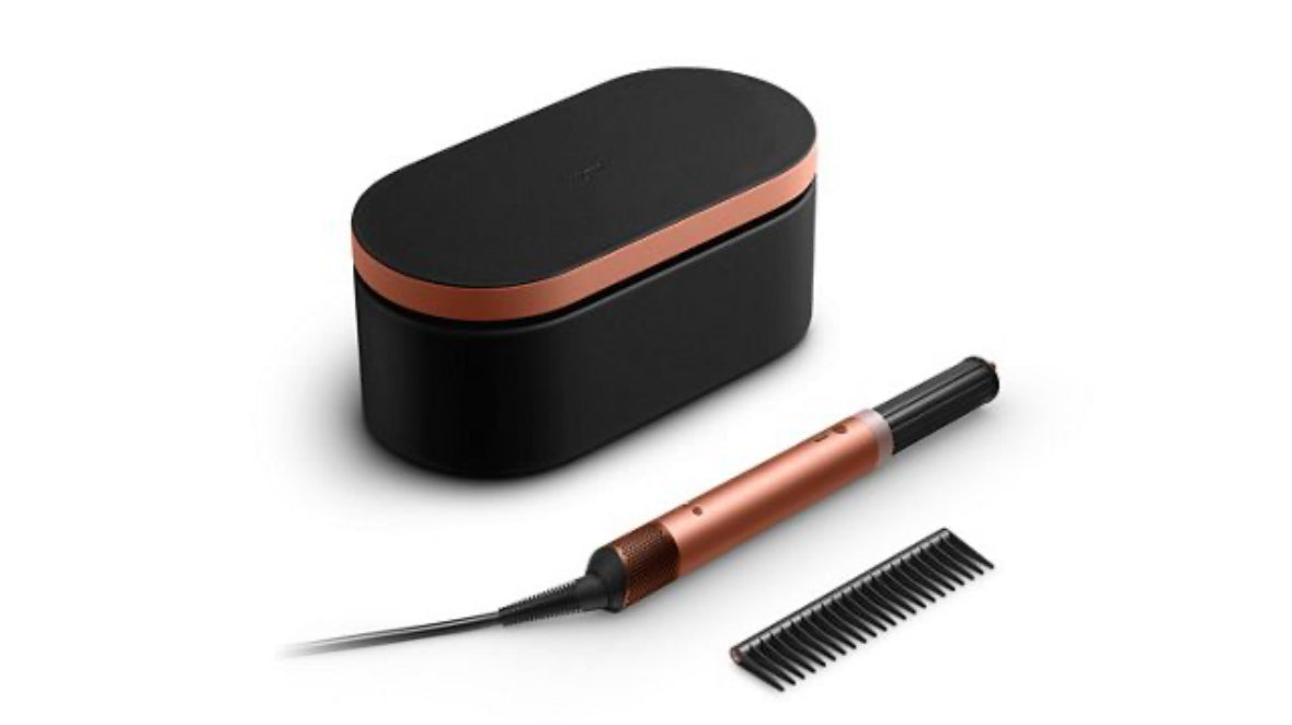 Multi-styler et Sèche-cheveux Dyson Airwrap Co-anda2x cheveux raides à ondulés (Soie Ambrée)