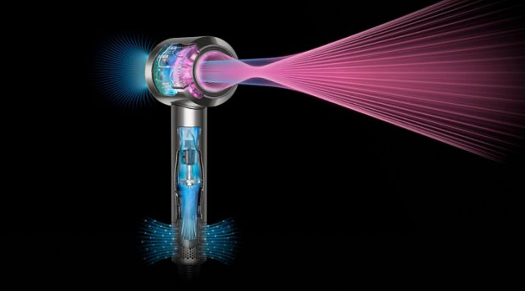 Sèche-cheveux Dyson Supersonic™ - cheveux raides à ondulés (Bleu de Prusse/Cuivré)